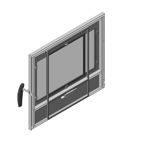 Dveře topeniště ALTEA   